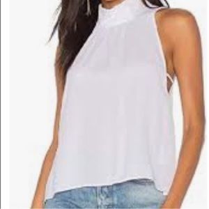Free people sleeveless turtle neck tank